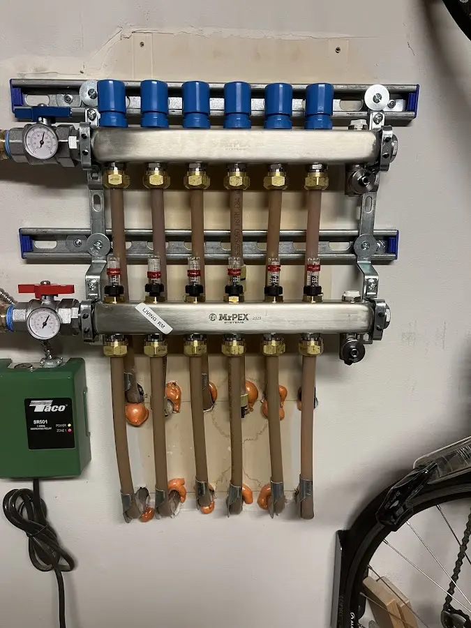 Plumber performing Leak Detection at a residential property in Hanahan